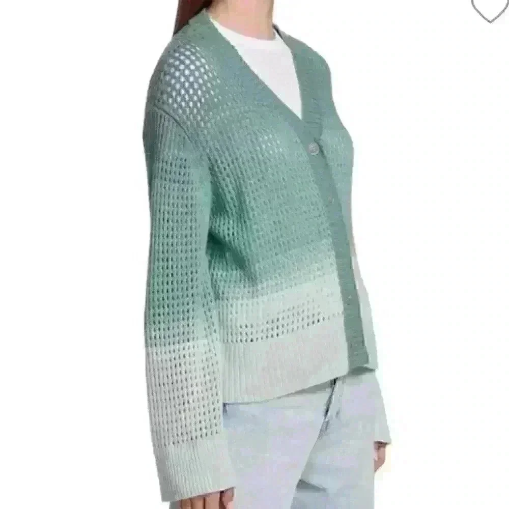 NWT ATM ANTHONY THOMAS MELILLO
Gradient Open-Knit Cardigan Amalfi Combo Sz M - Picture 8 of 8